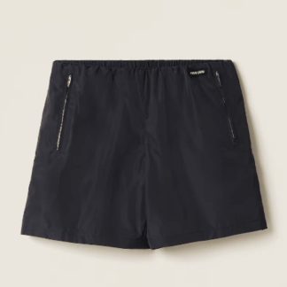 Replica Miu Miu Technical silk Bermudas 2025 #6022