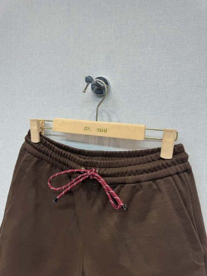 Replica Miu Miu Cotton fleece shorts 2025 #6034 - Image 2