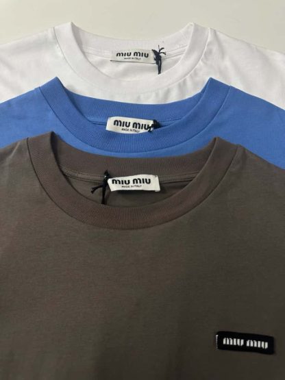 Replica Miu Miu Set of 3 Jersey T-shirts #6007 - Image 10