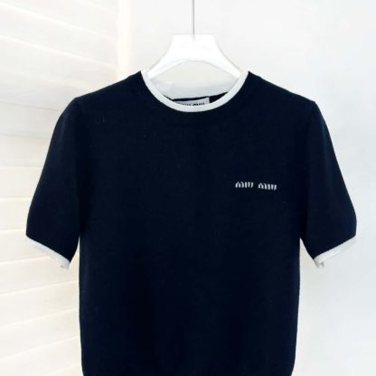 Replica Miu Miu Cashmere and wool crew-neck sweater #6017 - Image 3