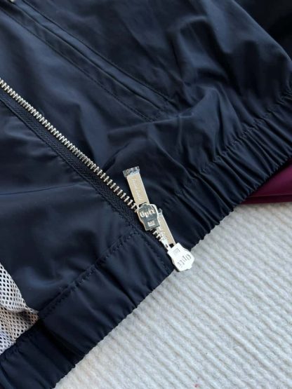 Replica Miu Miu Technical silk zipper blouson jacket 2025 #6011 - Image 7