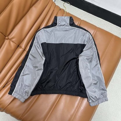 Replica Miu Miu Technical silk zipper blouson jacket #6008 - Image 8