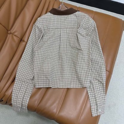 Replica Miu Miu Checked shirt 2025 #6012 - Image 13