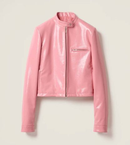 Replica Miu Miu Pink Naplak jacket 2025 #6076