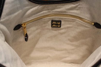 Replica Miu Miu Black IVY leather bag #6081 - Image 7