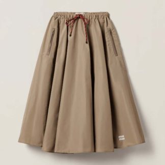 Replica Miu Miu Technical fabric skirt 2025 #6037