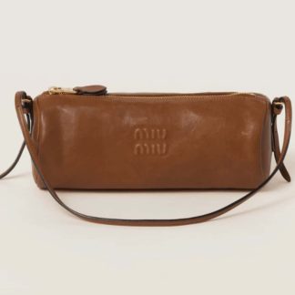 Replica Miu Miu Oak Nappa leather pouch #6086