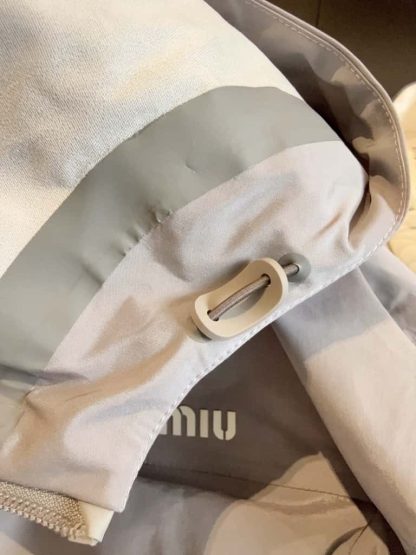 Replica Miu Miu Tec canvas blouson Steel Gray 2025 #6044 - Image 16