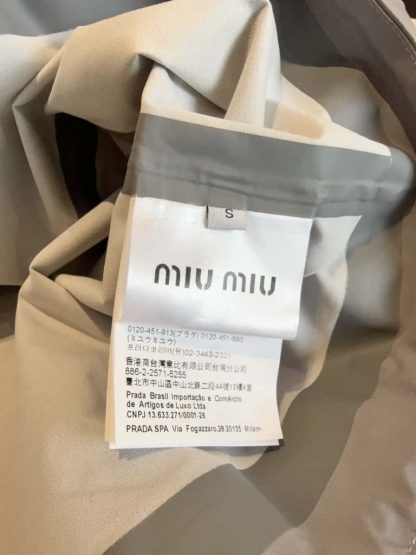 Replica Miu Miu Tec canvas blouson Steel Gray 2025 #6044 - Image 17