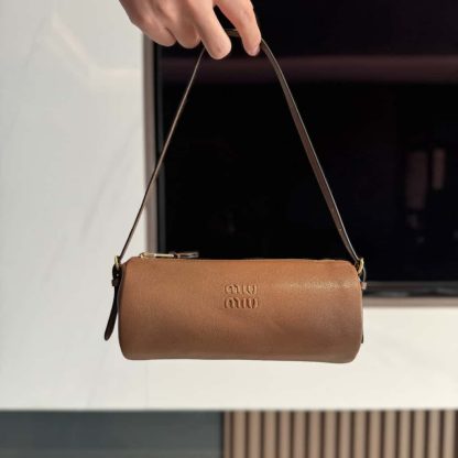 Replica Miu Miu Oak Nappa leather pouch #6086 - Image 2