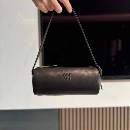 Replica Miu Miu Black Nappa leather pouch #6085 - Image 6