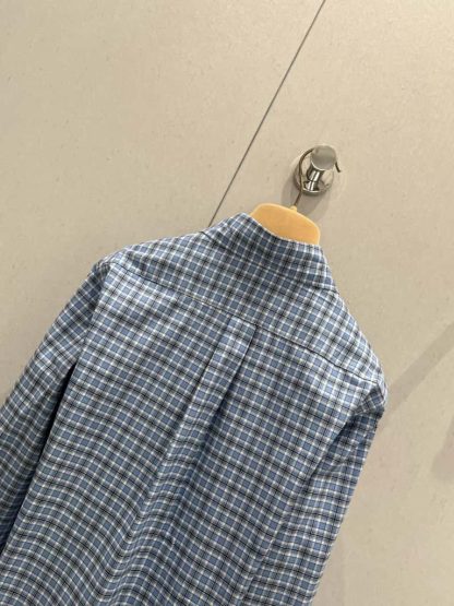 Replica Miu Miu Checked poplin shirt 2025 #6040 - Image 6